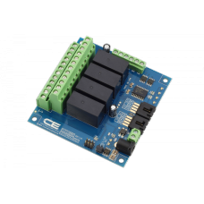 4-Channel DPDT Signal Relay Controller + 4 GPIO with I2C Interface